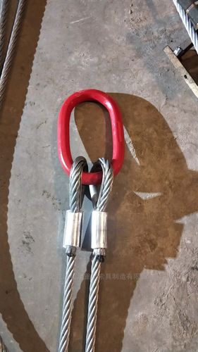 大规格压制钢丝绳索具 起重索具配套齐全的可靠选择